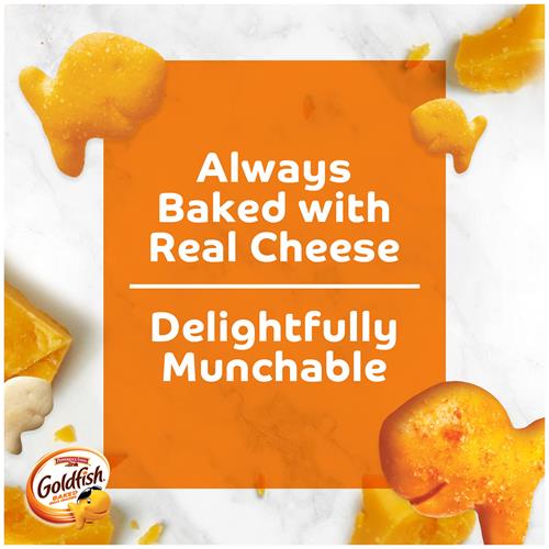 Goldfish Crackers Say Cheeeese Variety Pack With Cheddar, Pizza And Parmesan, Snack Packs, 20 Ct