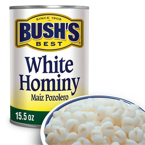 Bushs Best White Hominy 15.5 Oz