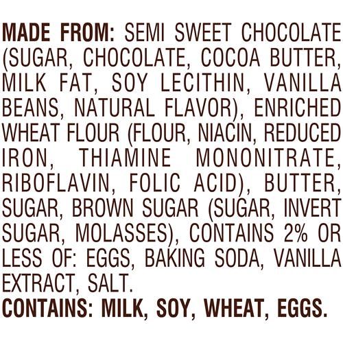 Pepperidge Farm Farmhouse Thin And Crispy Dark Chocolate Chip Cookies, 6.9 Oz Bag (14 Cookies)