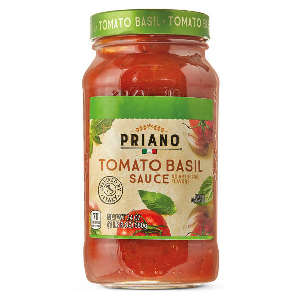 Priano Tomato Basil Sauce, 24 oz