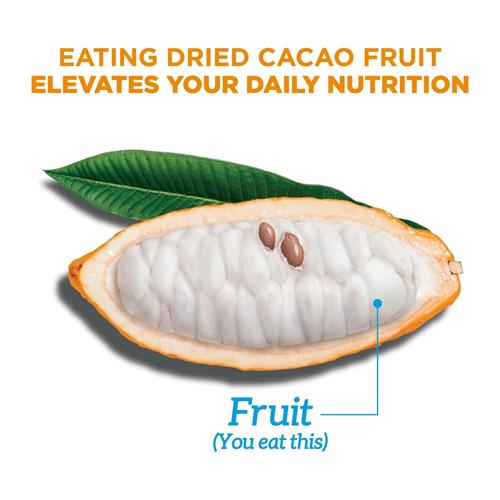 Blue Stripes Dried Mango + Cacao Superfruit Gummies, 3.2Oz