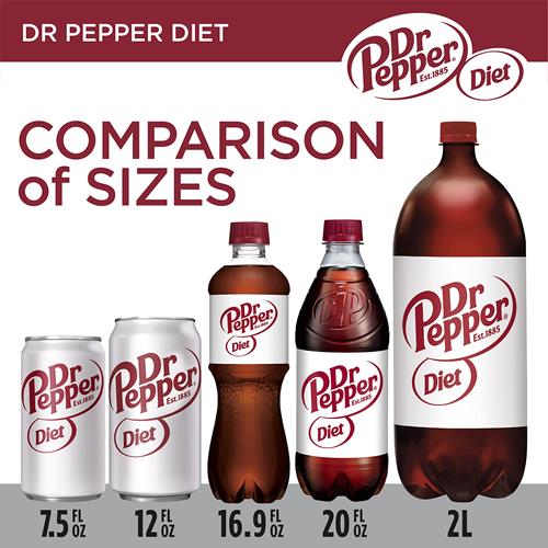 Diet Dr Pepper - Mini Bottles, 12 Oz, 8 Pk