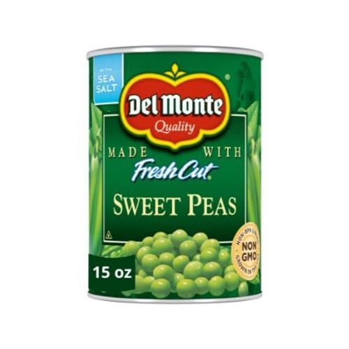 Del Monte Canned Sweet Peas, 15 Oz Can