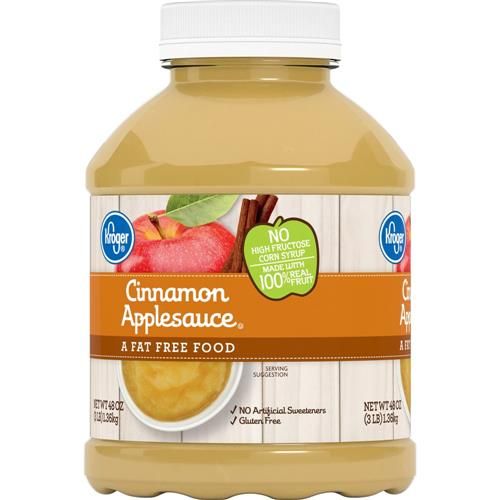 Kroger Cinnamon Applesauce 48 oz