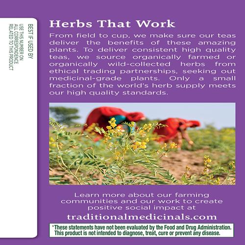 Traditional Medicinals Organic Smooth Move Herbal Stimulant Laxative Wrapped Tea Bags, 16 Count (Pack Of 1)