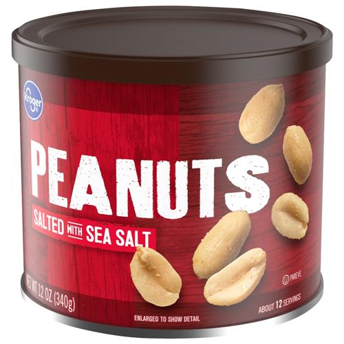 Kroger Salted Peanuts 12 oz