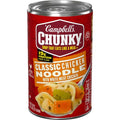 Campbells Chunky Classic Chicken Noodle Soup, 18.6 Oz Can