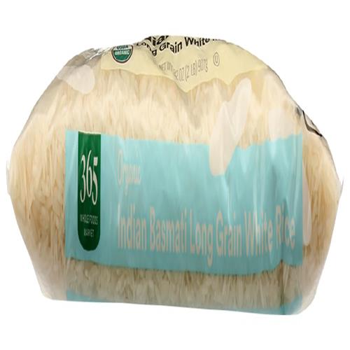 Whole Foods Market, Organic White Basmati Indian Rice, 32 Oz
