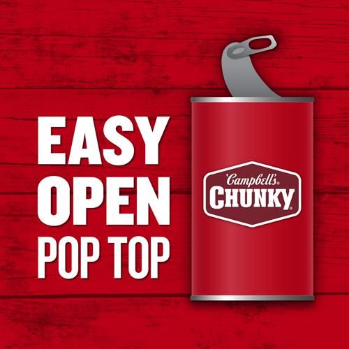 Campbell’S Chunky Soup, Jazzy Jambalaya With Chicken, Sausage And Ham Soup, 16.1 Oz Can