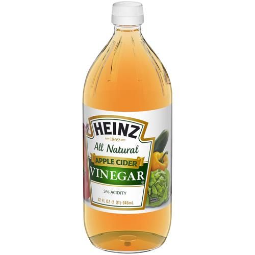 Heinz All Natural Apple Cider Vinegar With 5% Acidity (32 Fl Oz Bottle) - Packaging May Vary
