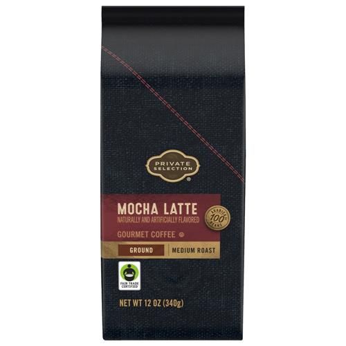 Private Selection Mocha Latte Medium Roast Ground Coffee 12 oz