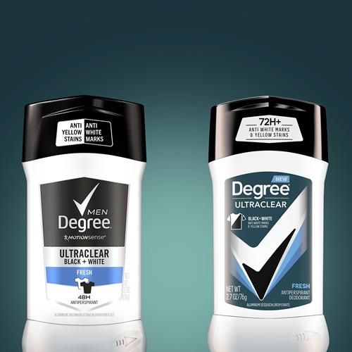 Degree Men Ultraclear Antiperspirant Deodorant Fresh 72-Hour Sweat & Odor Protection Antiperspirant For Men With Motionsense Technology 2.7 Oz