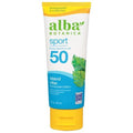 Alba Botanica Sunscreen Lotion, Sport, Spf 50, Island Vibe, 3 Oz