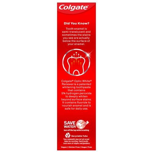 Colgate Optic White Renewal High Impact White 3Oz
