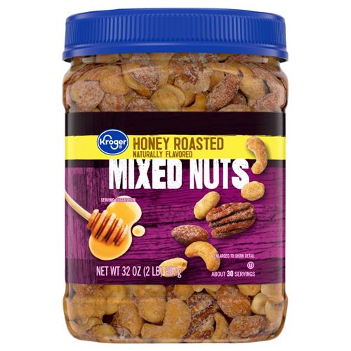 Kroger Honey Roasted Mixed Nuts 32 oz