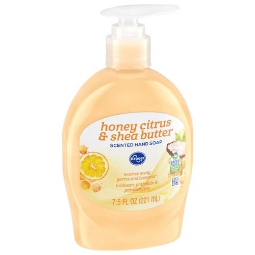 Kroger Honey Citrus & Shea Butter Scent Antibacterial Liquid Hand Soap 7.5 fl oz