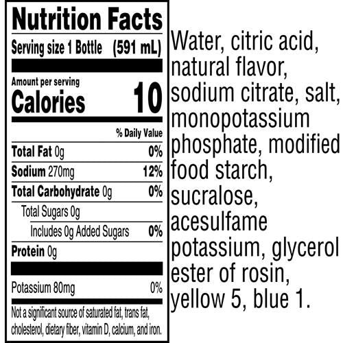 Gatorade Zero Sugar Apple Burst 20Oz 8Pk