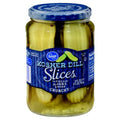 Kroger Kosher Sandwich Slice Dill Pickle 24 fl oz