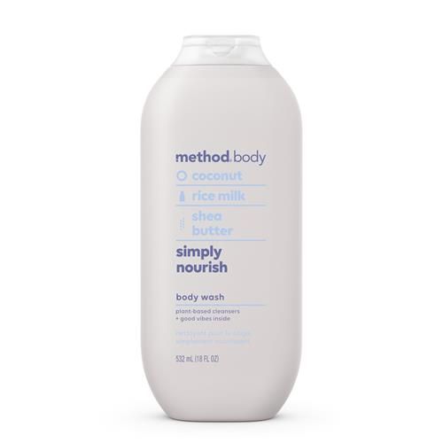 Method Body Wash, Simply Nourish, Paraben And Phthalate Free, Biodegradable Formula, 18 Oz (Pack Of 1)