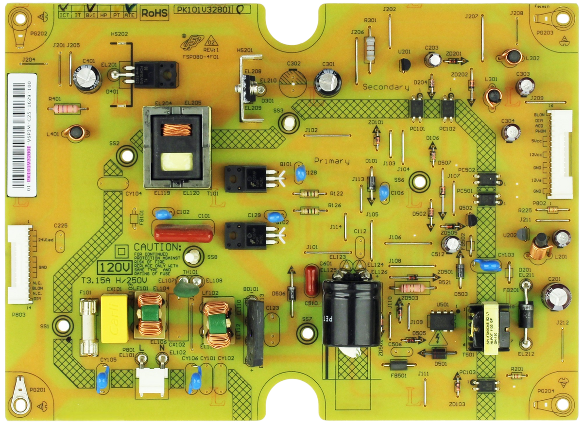 Toshiba PK101V3280I Power Supply