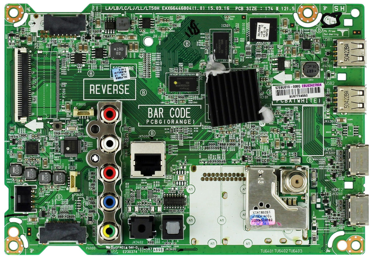 LG EBU63427804 (EAX66446804(1.0)) Main Board for 32LF595B-UB.BUSMLJM