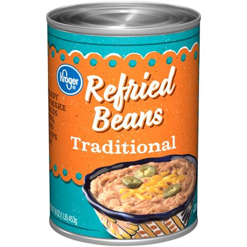 Kroger Traditional Refried Beans 16 oz