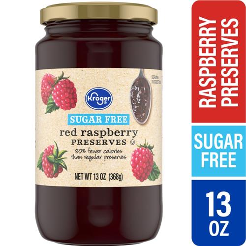 Kroger Sugar Free Raspberry Preserves 13 oz