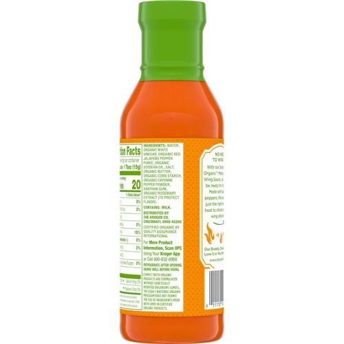 Simple Truth Organic Medium Buffalo Wing Sauce 12.7 oz