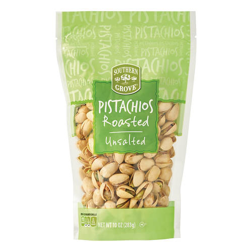 Southern Grove Unsalted  Roasted Pistachios, 10 oz