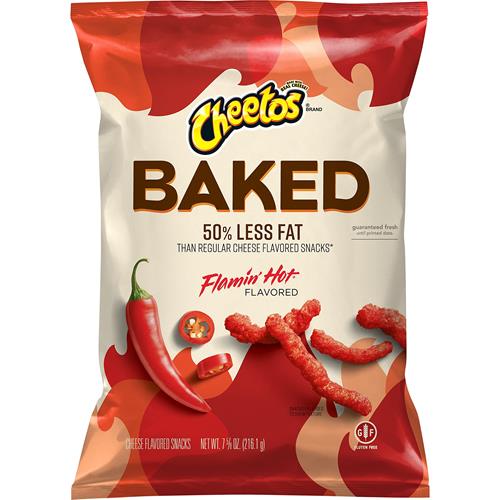 Cheetos Baked Flamin Hot Cheese Snack, 7.625 Oz