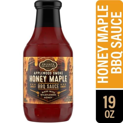 Private Selection Applewood Smoke Honey Maple BBQ Sauce 19 oz