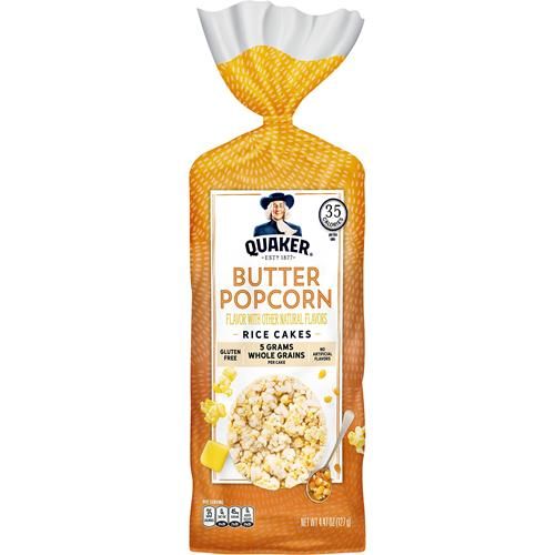 Quaker Buttered Popcorn Rice Cakes, 4.47 Oz