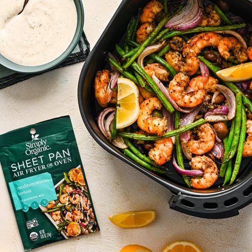 Simply Organic, Seasoning Sheet Pan Mediterranean Lemon Organic, 0.88 Ounce