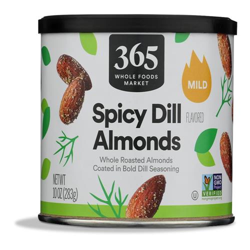 Whole Foods Market, Almonds, Dill Pickle Seasoned, 10 Ounce