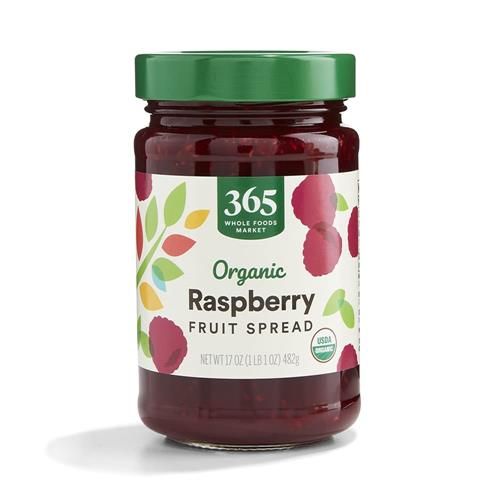 Whole Foods Market Organic Raspberry Fruit Spread, 17 Oz