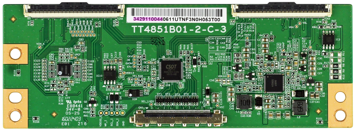 TCL Hitachi Insignia 34.29110.044 (T4851B01-2-C-3) T-Con Board