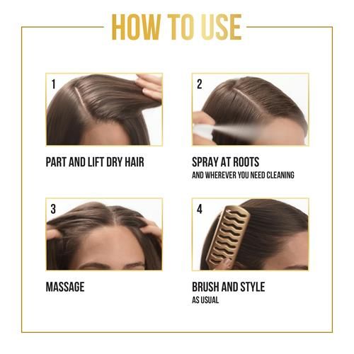 Pantene Pro-V Refresh Dry Shampoo Spray, Volumizing And Cleansing With Vitamin B5, For Fine, Thin And Color Treated Hair, 4.2 Oz