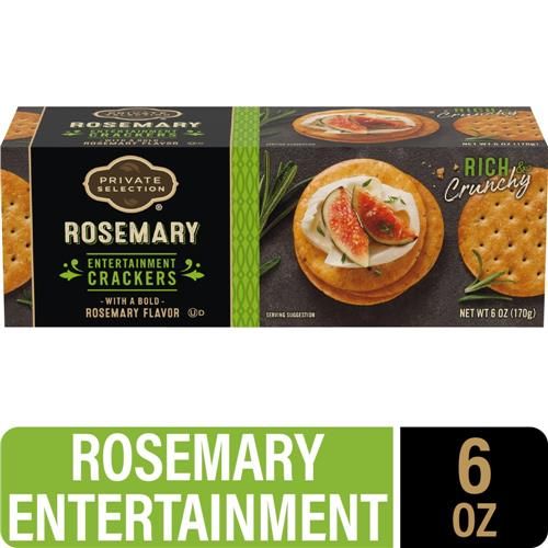Private Selection Rosemary Entertainment Wheat Crackers 6 oz