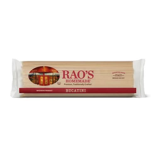 Raos Homemade Bucatini Pasta, 16Oz, Traditionally Crafted, Premium Quality, From Durum Semolina Flour, Traditional Bronze Die Cut, Imported From Italy