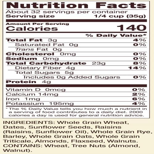 Bobs Red Mill Old Country Style Muesli, 40Oz (Pack Of 1) - Non Gmo, Whole Grain, Vegan, Kosher