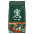 Starbucks Ground Coffee, Medium Roast Coffee, House Blend, 100% Arabica, 1 Bag (12 Oz)