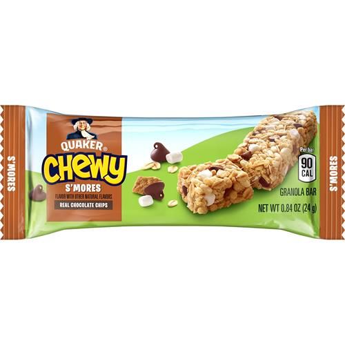 Quaker Chewy Smores Real Chocolates Chips, 0.84 Oz, 18 Ct