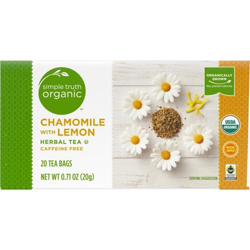 Simple Truth Organic Chamomile with Lemon Herbal Tea Bags 20 ct