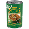 Amy’S Soup, Vegan Hearty Rustic Italian Vegetable Soup, Gluten Free, Made With Organic Beans And Rice, Canned Soup, 14 Oz