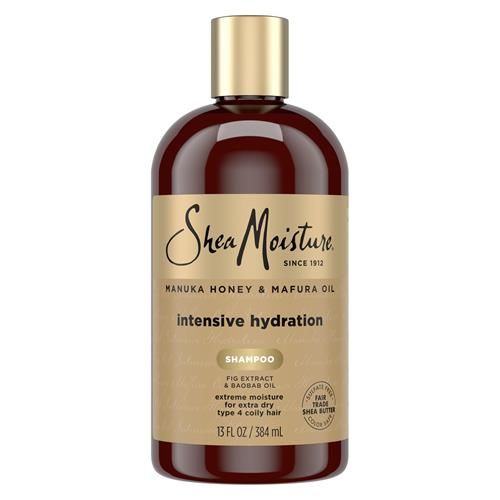 Sheamoisture Intensive Hydration Shampoo For Dry, Damaged Hair Manuka Honey And Mafura Oil Sulfate-Free 13 Oz