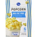 Kroger 94% Fat Free Microwave Popcorn 6 ct / 3 oz