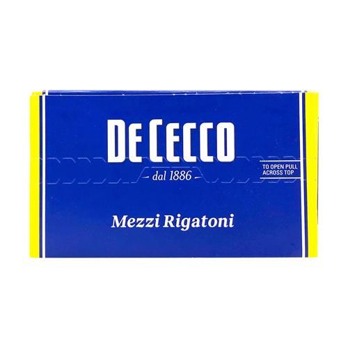 De Cecco Pasta Mezzi Rigatoni, 16 Oz