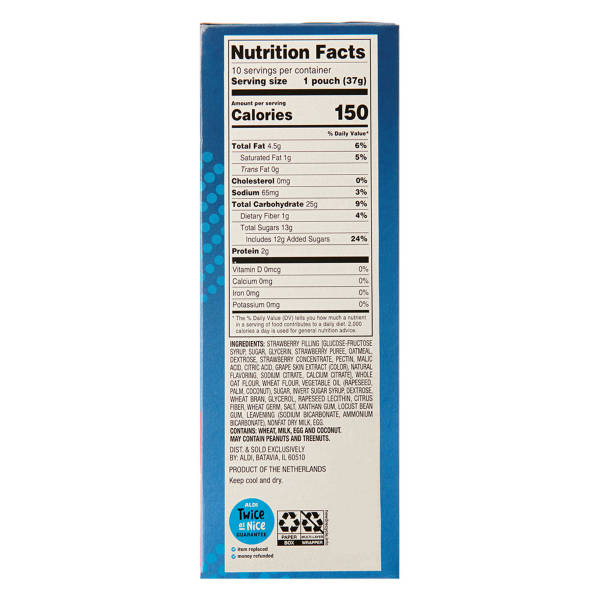 Millville Kids Fruit and Grain Strawberry Mini Bars, 10 count