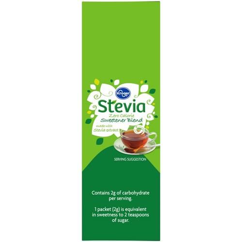 Kroger Stevia Zero Calorie Sweetener Packets 80 ct