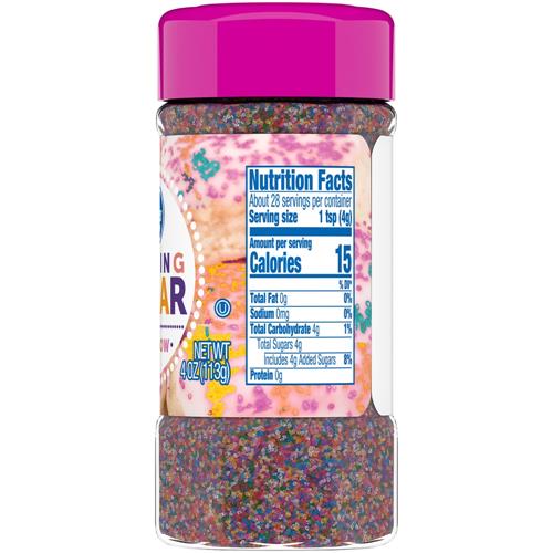 Kroger Rainbow Sanding Sugar 4 oz